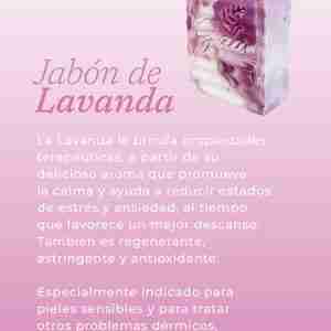 Jabón artesanal / natural - Lavanda / GALA