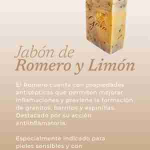 Jabón artesanal / natural - Romero y Limón / GALA