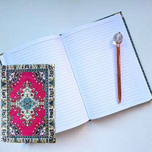 Cuaderno con terciopelo (origen turco) / lapicera de regalo!!
stock limitado!!
