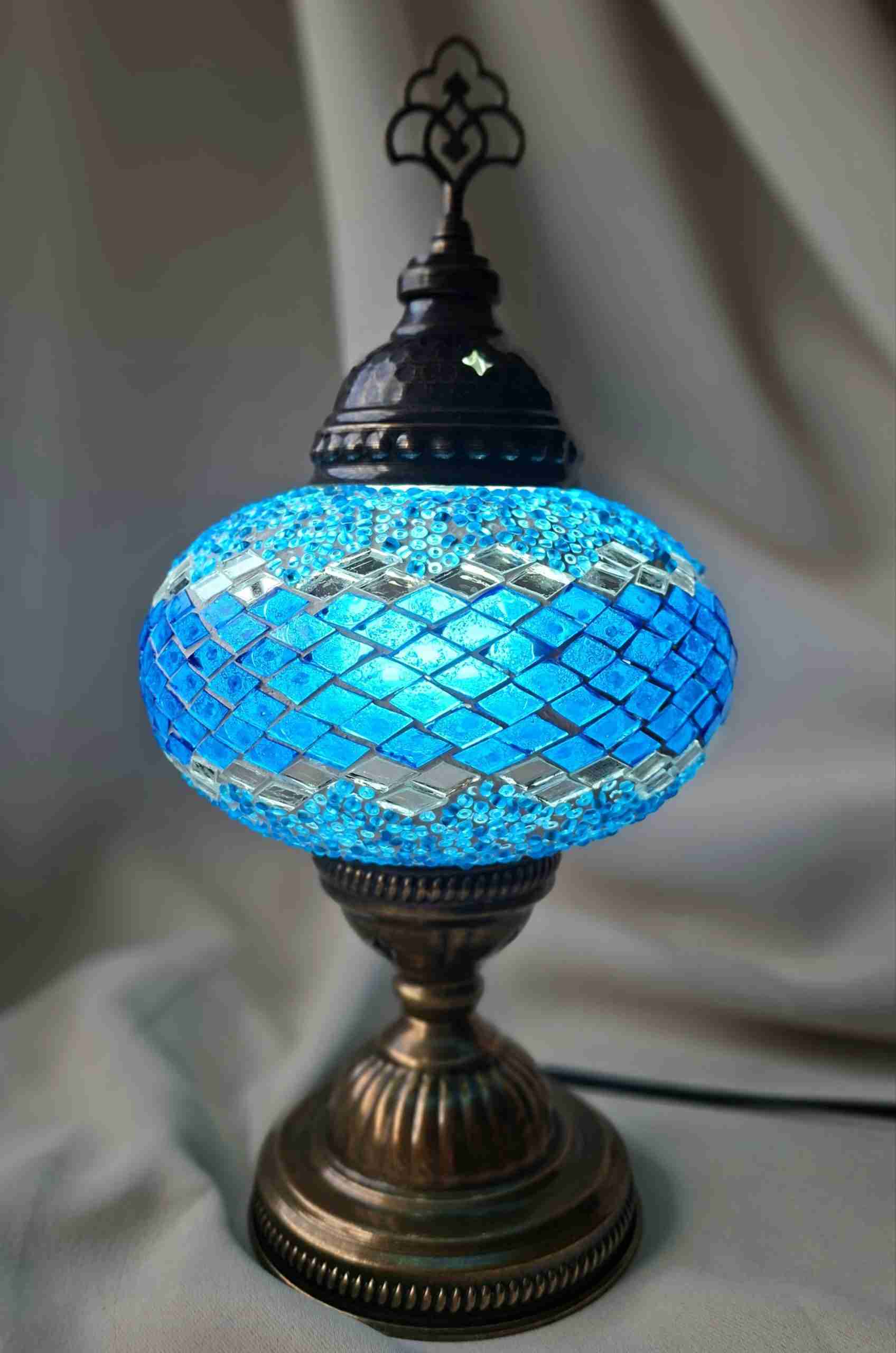 Lámpara de mesa / Celeste (38cm) - Imagen 2
