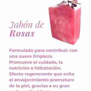 Jabón artesanal / natural - Rosas / GALA