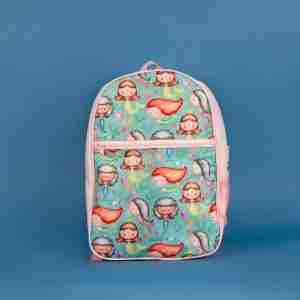 Mochila grande / Sirenas / Linda Wall