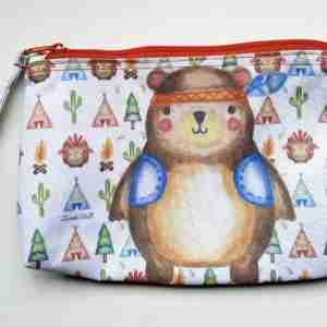 Cartuchera en lona / Oso / Linda Wall
